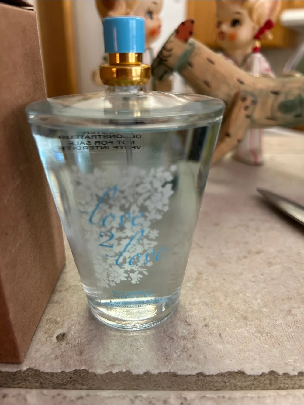 Bluebell & White Tea Setting Spray - Light Blue